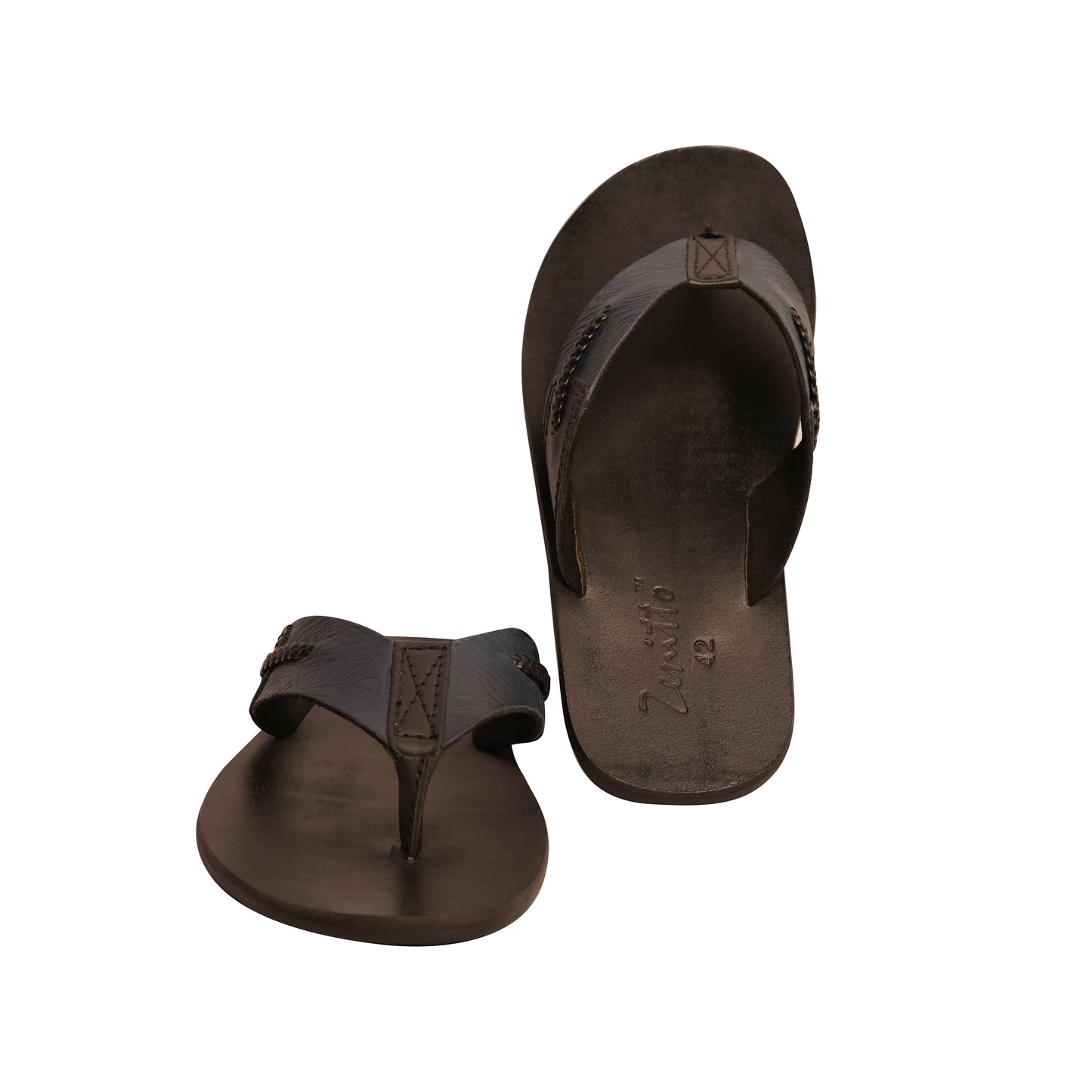 Zenitto Leather Burmy Slippers