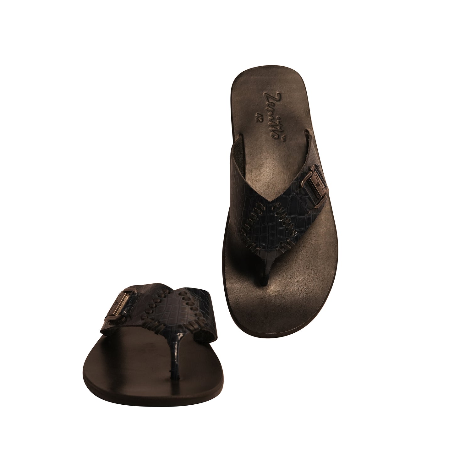 Zenitto Leather Burmy Slippers