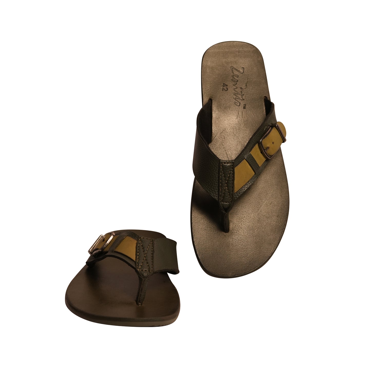 Zenitto Leather Burmy Slippers