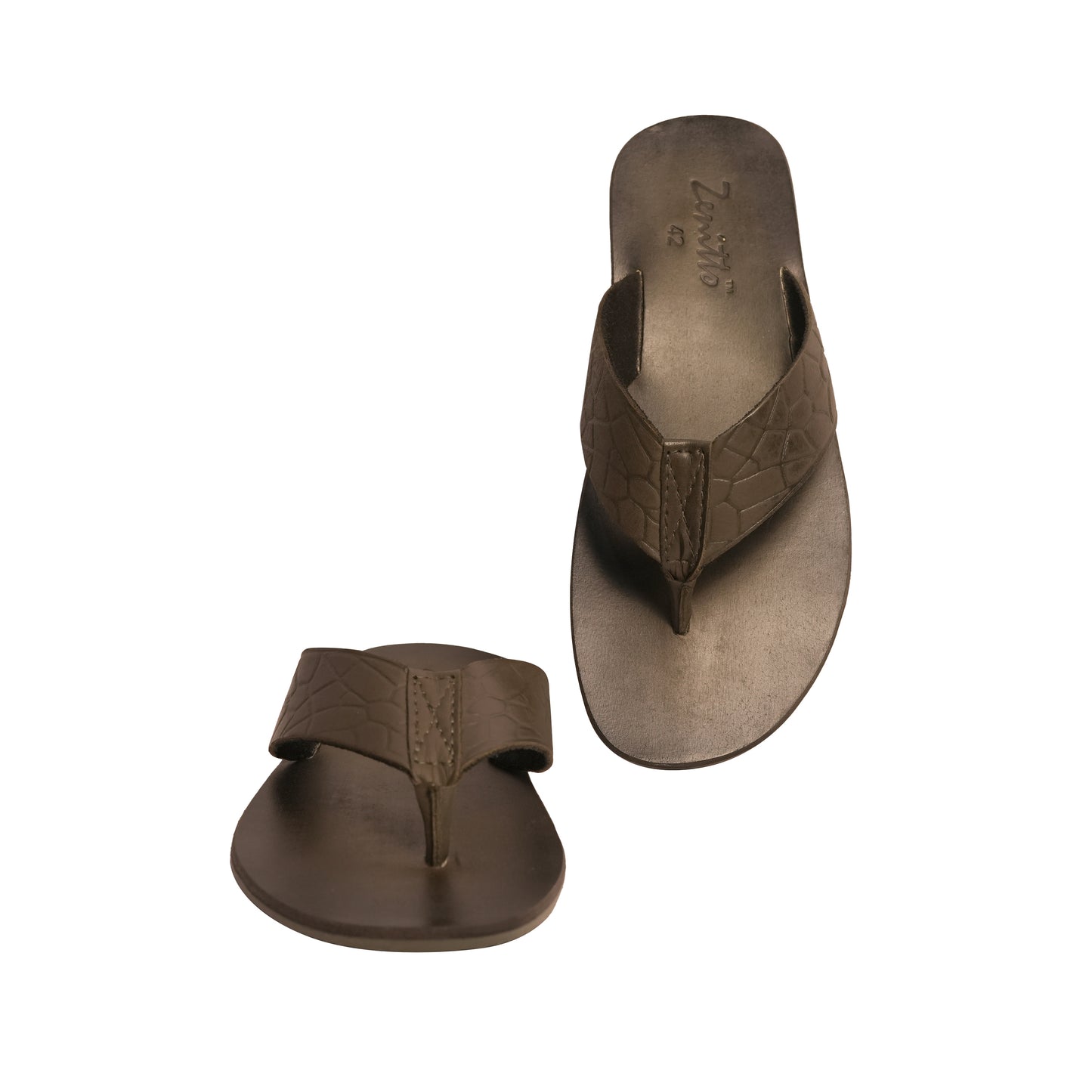 Zenitto Leather Burmy Slippers