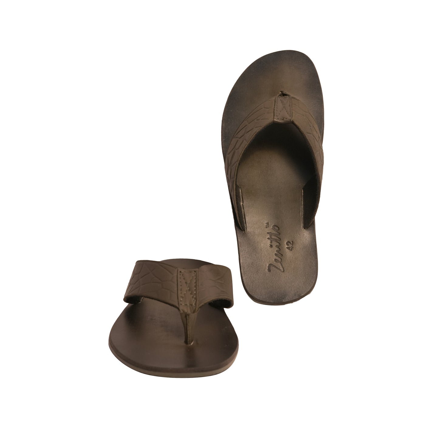 Zenitto Leather Burmy Slippers