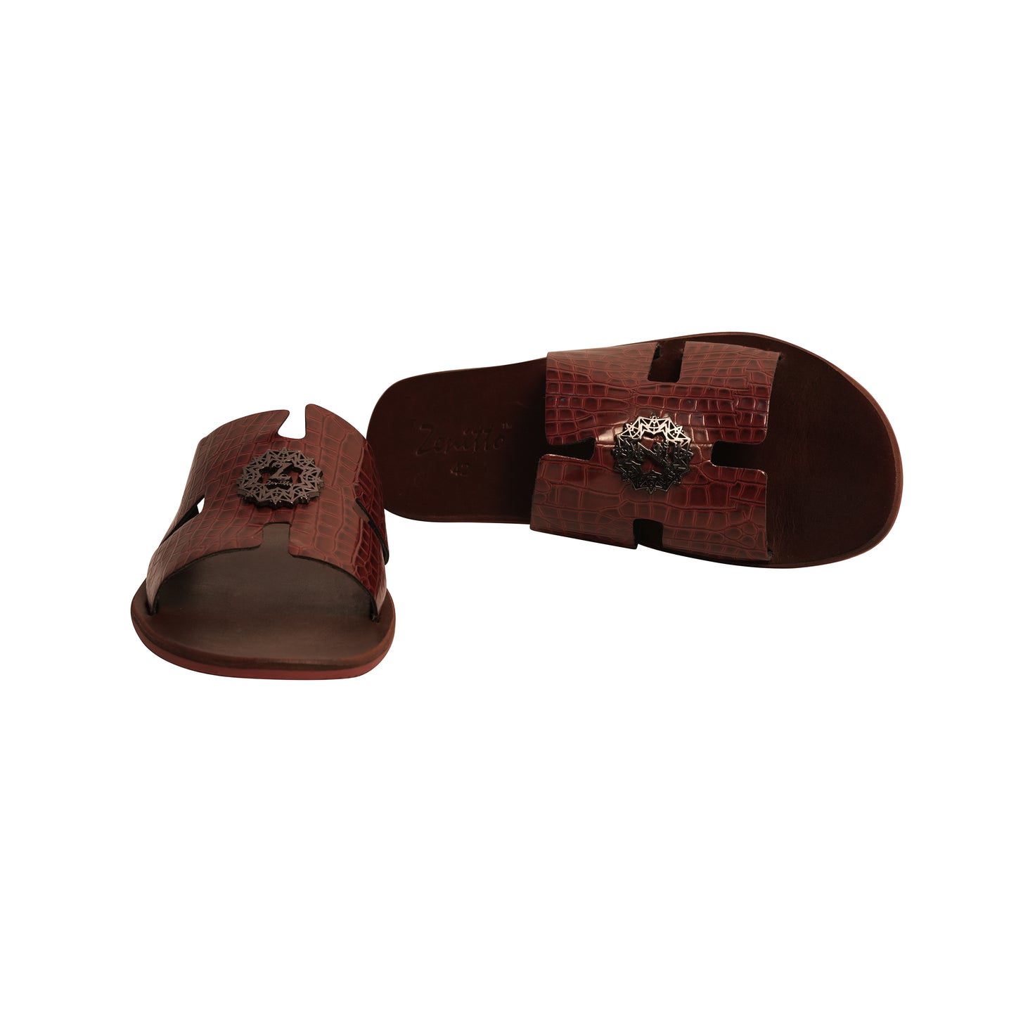 Zenitto Leather Flip Flops