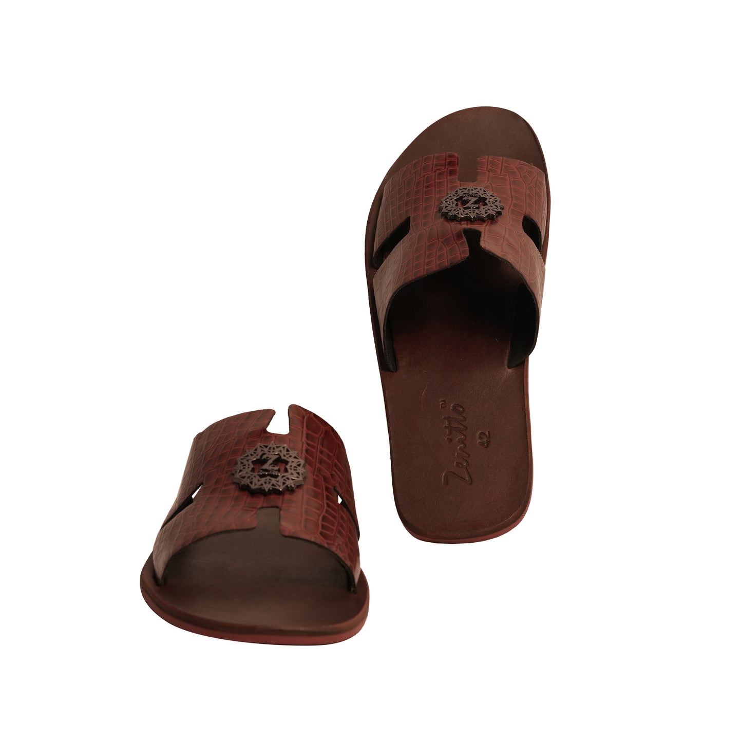 Zenitto Leather Flip Flops