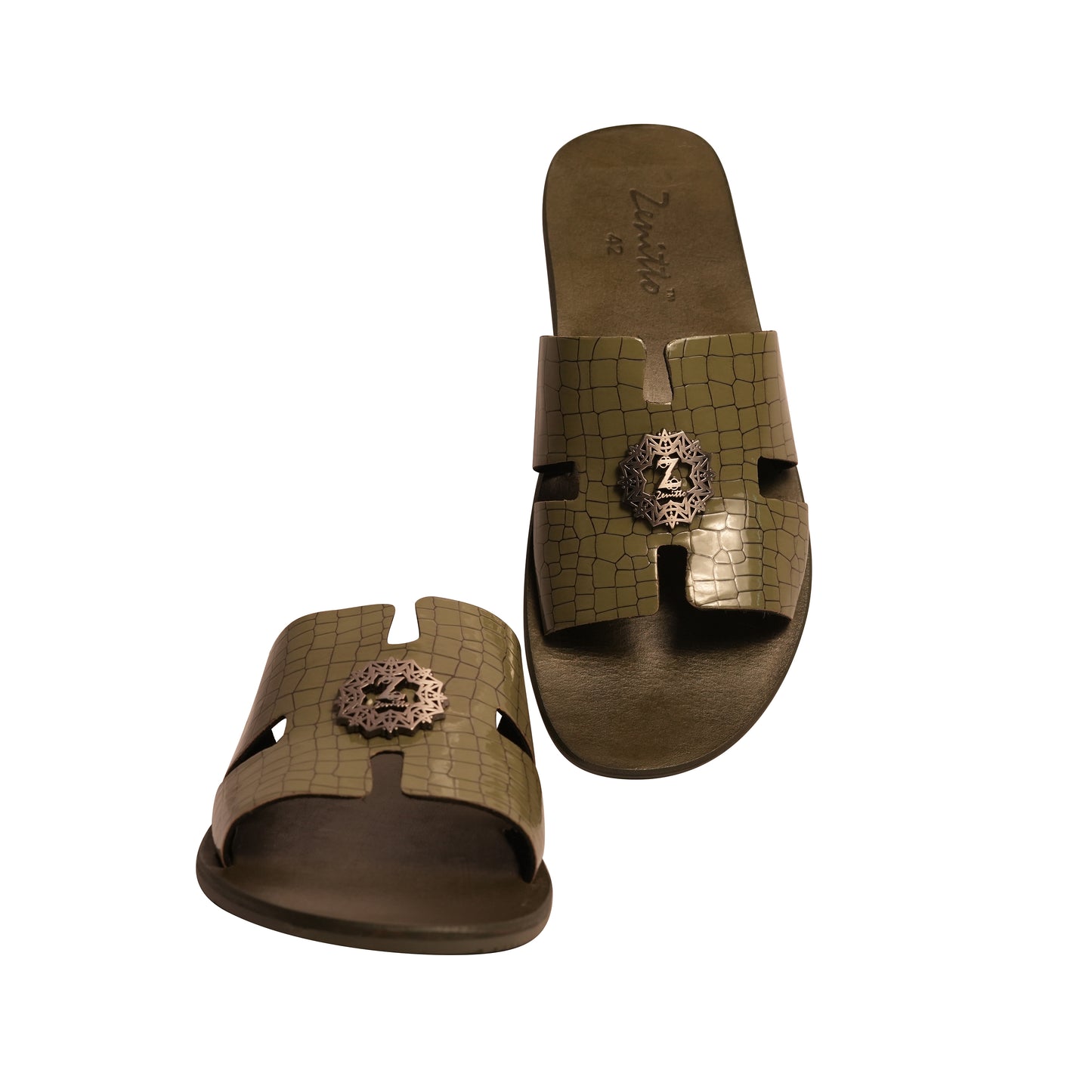 Zenitto Leather Flip Flops