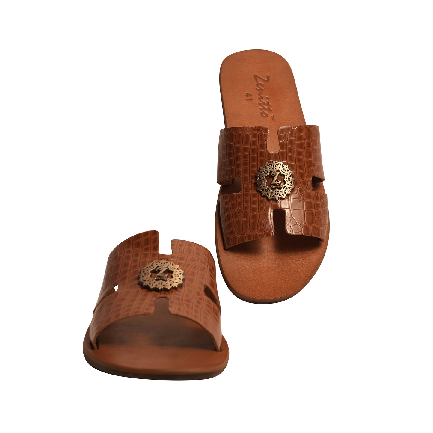 Zenitto Leather Flip Flops