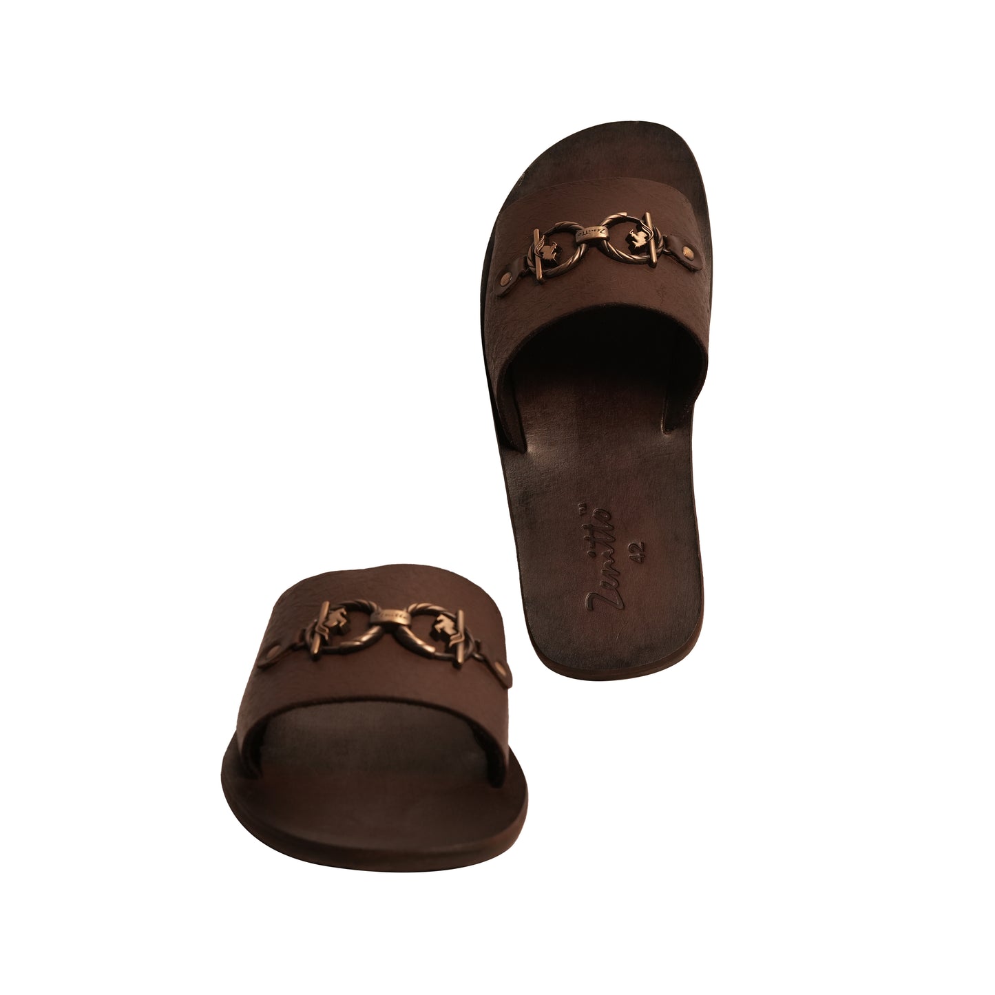 Zenitto Leather Flip Flops