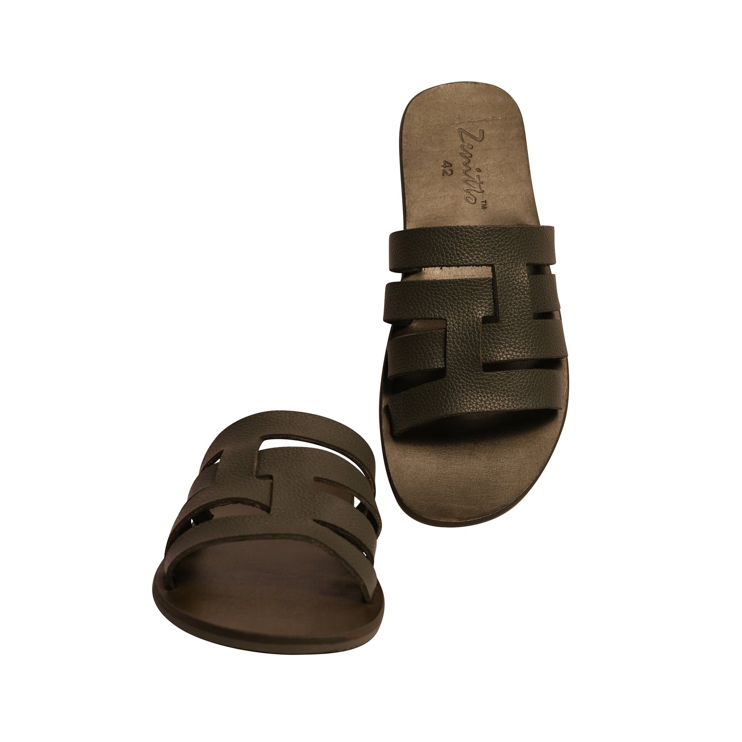 Zenitto Leather Flip Flops