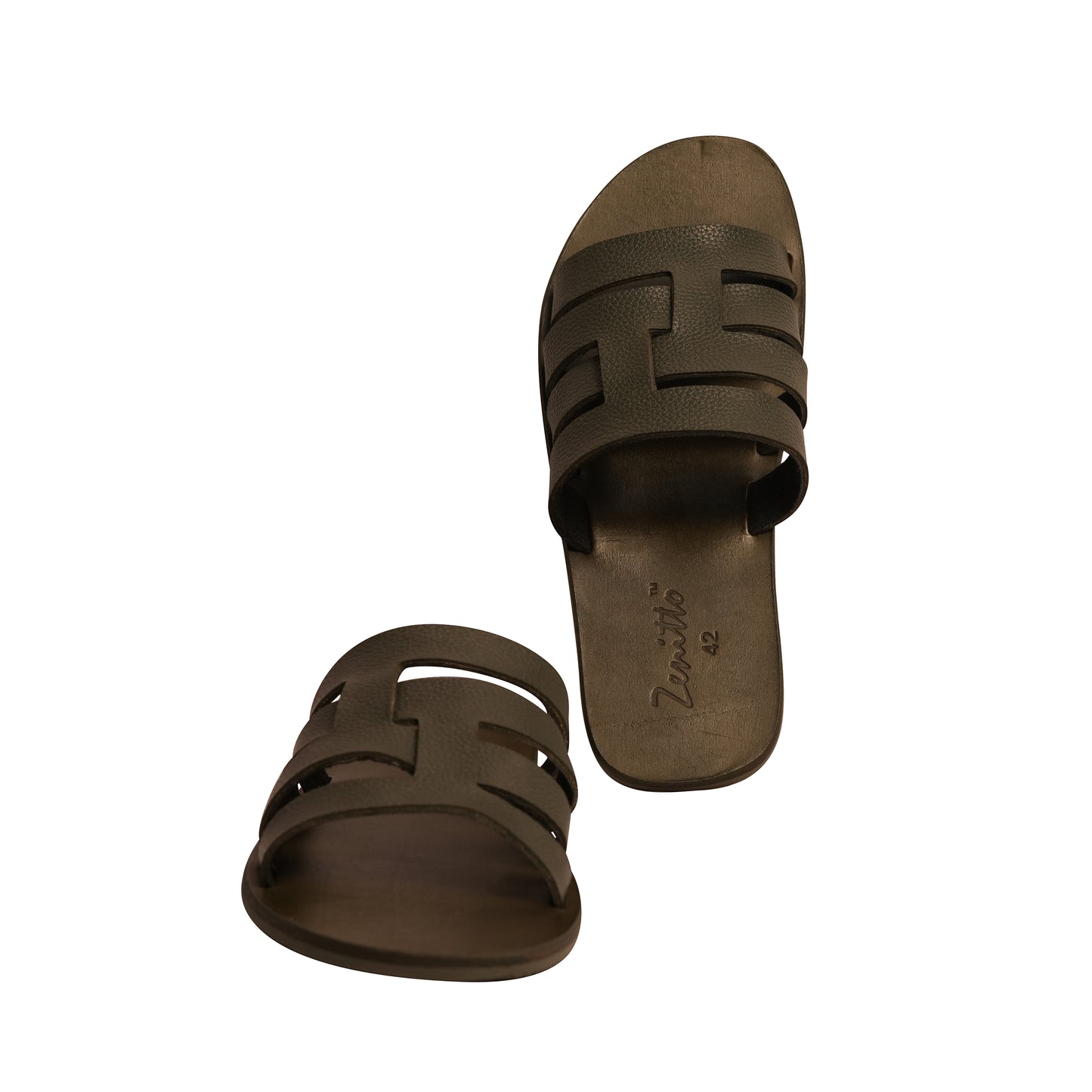 Zenitto Leather Flip Flops